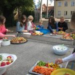 traditionelles Kartoffelessen