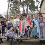 Modenschau mit Recyclingmaterial