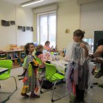 Modedesign aus Recyclingmaterial