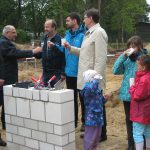 Grundsteinlegung für die neue Sporthalle