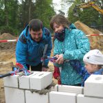 Grundsteinlegung für die neue Sporthalle