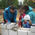 Grundsteinlegung für die neue Sporthalle