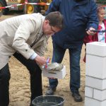 Grundsteinlegung für die neue Sporthalle