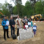 Grundsteinlegung für die neue Sporthalle