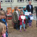 Grundsteinlegung für die neue Sporthalle