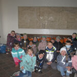 Bereit zum Kürbisschnitzen